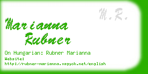 marianna rubner business card